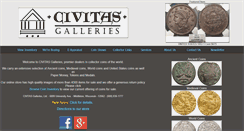Desktop Screenshot of civitasgalleries.com